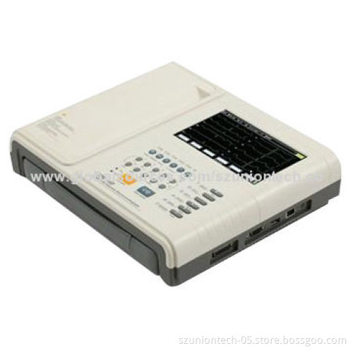 Digital 12 Channels ECG, Rechargeable Battery